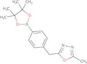 2-Methyl-5-[[4-(4,4,5,5-tetramethyl-1,3,2-dioxaborolan-2-yl)phenyl]methyl]-1,3,4-oxadiazole