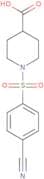 1-(4-Cyanobenzenesulfonyl)piperidine-4-carboxylic acid