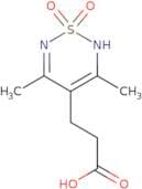 3-(3,5-Dimethyl-1,1-dioxo-2H-1,2,6-thiadiazin-4-yl)propanoic acid