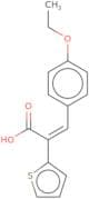 3-(4-Ethoxyphenyl)-2-(thiophen-2-yl)prop-2-enoic acid