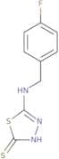 5-{[(4-Fluorophenyl)methyl]amino}-1,3,4-thiadiazole-2-thiol