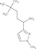 4,4-Dimethyl-1-(1-methyl-1H-pyrazol-3-yl)pentan-1-amine