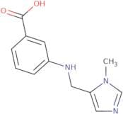 3-{[(1-Methyl-1H-imidazol-5-yl)methyl]amino}benzoic acid