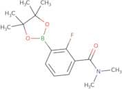 2-Fluoro-N,N-dimethyl-3-(4,4,5,5-tetramethyl-1,3,2-dioxaborolan-2-yl)benzamide