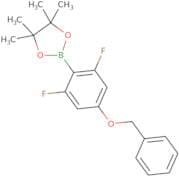 2-[4-(Benzyloxy)-2,6-difluorophenyl]-4,4,5,5-tetramethyl-1,3,2-dioxaborolane