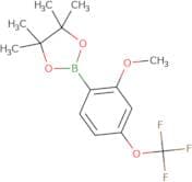 2-[2-Methoxy-4-(trifluoromethoxy)phenyl]-4,4,5,5-tetramethyl-1,3,2-dioxaborolane