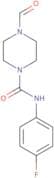 N-(4-fluorophenyl)(4-formylpiperazinyl)formamide