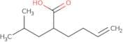 2-(2-Methylpropyl)hex-5-enoic acid