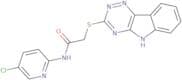 N-(5-Chloro-2-pyridinyl)-2-(5H-1,2,4-triazino[5,6-b]indol-3-ylthio)acetamide