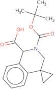 2'-[(tert-Butoxy)carbonyl]-2',3'-dihydro-1'H-spiro[cyclopropane-1,4'-isoquinoline]-1'-carboxylic a…