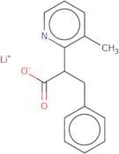 2-(3-methylpyridin-2-yl)-3-phenylpropanoate lithium