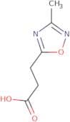 3-(3-Methyl-1,2,4-oxadiazol-5-yl)propanoic acid