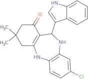 2,10-diaza-13-chloro-9-indol-3-yl-5,5-dimethyltricyclo[9.4.0.0<3,8>]pentadeca-1(11),3(8),12,14-tet…