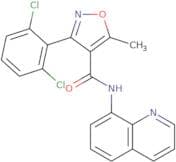 (3-(2,6-dichlorophenyl)-5-methylisoxazol-4-yl)-N-(8-quinolyl)formamide