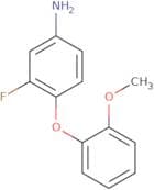 3-Fluoro-4-(2-methoxyphenoxy)aniline