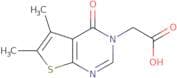 2-{5,6-Dimethyl-4-oxo-3H,4H-thieno[2,3-d]pyrimidin-3-yl}acetic acid