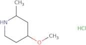 rac-(2R,4R)-4-Methoxy-2-methylpiperidine hydrochloride