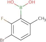 3-Bromo-2-fluoro-6-methylphenylboronic acid