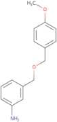 3-{[(4-Methoxyphenyl)methoxy]methyl}aniline