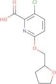 3-Chloro-6-(oxolan-2-ylmethoxy)pyridine-2-carboxylic acid
