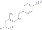 4-{[(4-Fluoro-2-methylphenyl)amino]methyl}benzonitrile