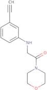 2-[(3-Ethynylphenyl)amino]-1-(morpholin-4-yl)ethan-1-one