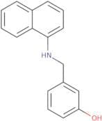 3-{[(Naphthalen-1-yl)amino]methyl}phenol