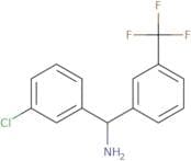 (3-Chlorophenyl)(3-(trifluoromethyl)phenyl)methanamine