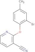 2-(2-Bromo-4-methylphenoxy)pyridine-3-carbonitrile