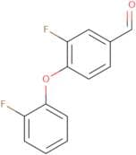 3-Fluoro-4-(2-fluorophenoxy)benzaldehyde