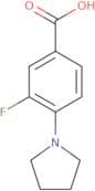 3-Fluoro-4-(pyrrolidin-1-yl)benzoic acid