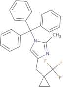 2-Methyl-4-((1-(trifluoromethyl)cyclopropyl)methyl)-1-trityl-1H-imidazole