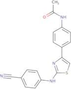 N-(4-(4-((4-nitrilophenyl)amino)-3,5-thiazolyl)phenyl)ethanamide