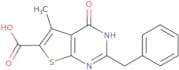 2-Benzyl-5-methyl-4-oxo-3H,4H-thieno[2,3-d]pyrimidine-6-carboxylic acid