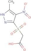 2-[(3-Methyl-4-nitro-1H-pyrazol-5-yl)sulfonyl]acetic acid