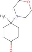 4-Methyl-4-(morpholin-4-yl)cyclohexan-1-one