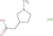 2-(1-Methylpyrrolidin-3-yl)acetic acid hydrochloride