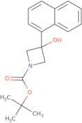 tert-Butyl 3-hydroxy-3-(naphthalen-1-yl)azetidine-1-carboxylate