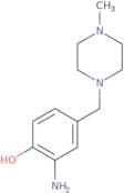 2-Amino-4-[(4-methylpiperazin-1-yl)methyl]phenol