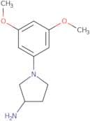 1-(3,5-Dimethoxyphenyl)pyrrolidin-3-amine
