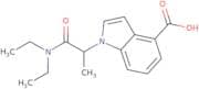 1-[1-(Diethylcarbamoyl)ethyl]-1H-indole-4-carboxylic acid