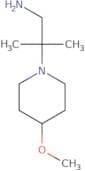 2-(4-Methoxypiperidin-1-yl)-2-methylpropan-1-amine