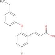 (2E)-3-[2-(3-Ethylphenoxy)-5-fluorophenyl]prop-2-enoic acid