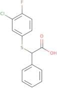 2-[(3-Chloro-4-fluorophenyl)sulfanyl]-2-phenylacetic acid