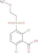 2,6-Dichloro-3-(2-methoxyethanesulfonyl)benzoic acid