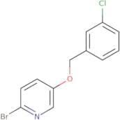 2-Bromo-5-[(3-chlorophenyl)methoxy]pyridine