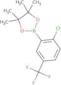 2-[2-Chloro-5-(trifluoromethyl)phenyl]-4,4,5,5-tetramethyl-1,3,2-dioxaborolane