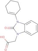 2-[3-(Cyclohex-1-en-1-yl)-2-oxo-2,3-dihydro-1H-1,3-benzodiazol-1-yl]acetic acid