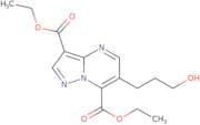 3,7-Diethyl 6-(3-hydroxypropyl)pyrazolo[1,5-a]pyrimidine-3,7-dicarboxylate