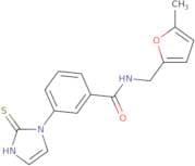 N-[(5-Methylfuran-2-yl)methyl]-3-(2-sulfanyl-1H-imidazol-1-yl)benzamide